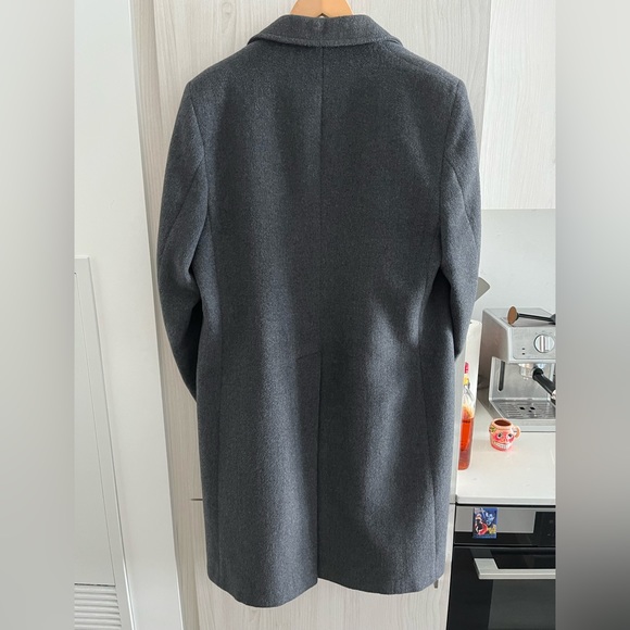 Vintage Wool and Cashmere Dark Grey Coat - Picture 4 of 4